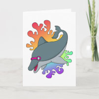 Dolphin beim Baden mit Schwimmbrille