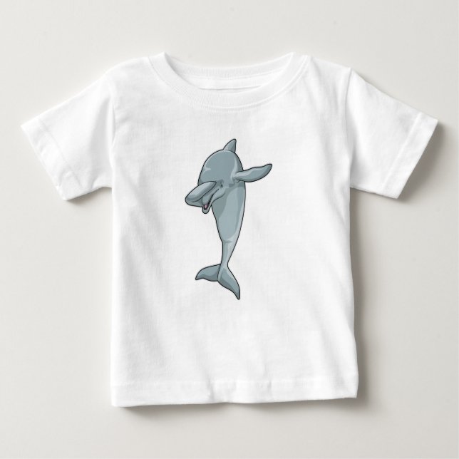 Dolphin beim Hip Hop Dance Dab Baby T-shirt (Vorderseite)