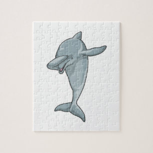 Dolphin beim Hip Hop Dance Dab Puzzle