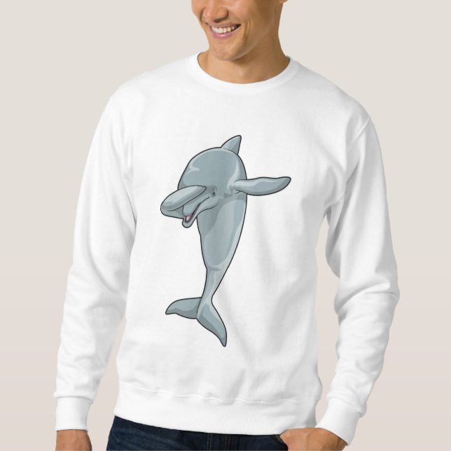 Dolphin beim Hip Hop Dance Dab Sweatshirt (Vorderseite)