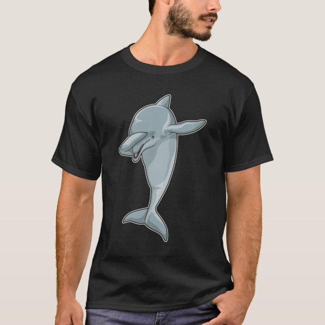 Dolphin beim Hip Hop Dance Dab T-Shirt (Vorderseite)