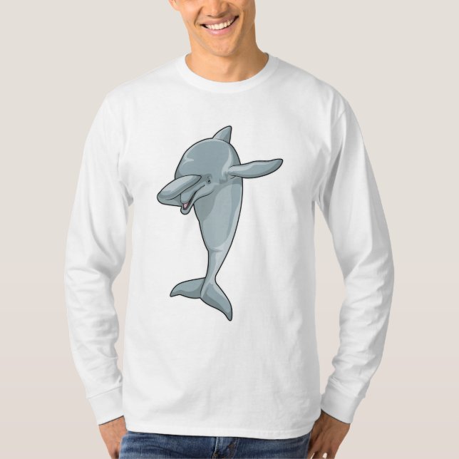 Dolphin beim Hip Hop Dance Dab T-Shirt (Vorderseite)
