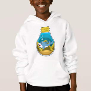 Dolphin beim Schwimmen im Aquarium Hoodie