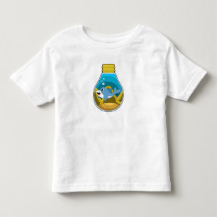 Dolphin beim Schwimmen im Aquarium Kleinkind T-shirt