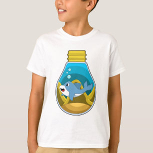 Dolphin beim Schwimmen im Aquarium T-Shirt