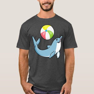 Dolphin beim Schwimmen mit Wasserpolo T-Shirt