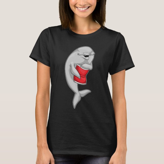 Dolphin-Beutel T-Shirt (Vorderseite)