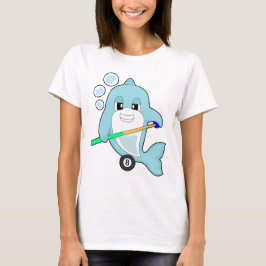 Dolphin Billard Queue Sport T-Shirt