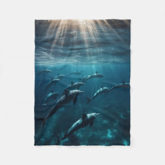 Dolphin Blanket Fleecedecke