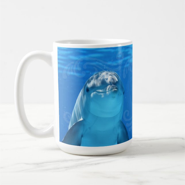 Dolphin Blue Ocean Der Ozean ruft mich an, ich mus Kaffeetasse (Links)