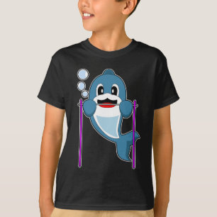 Dolphin Bodybuilder Pull ups T-Shirt