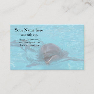 Dolphin business card, save marine animals イルカ 名刺 visitenkarte