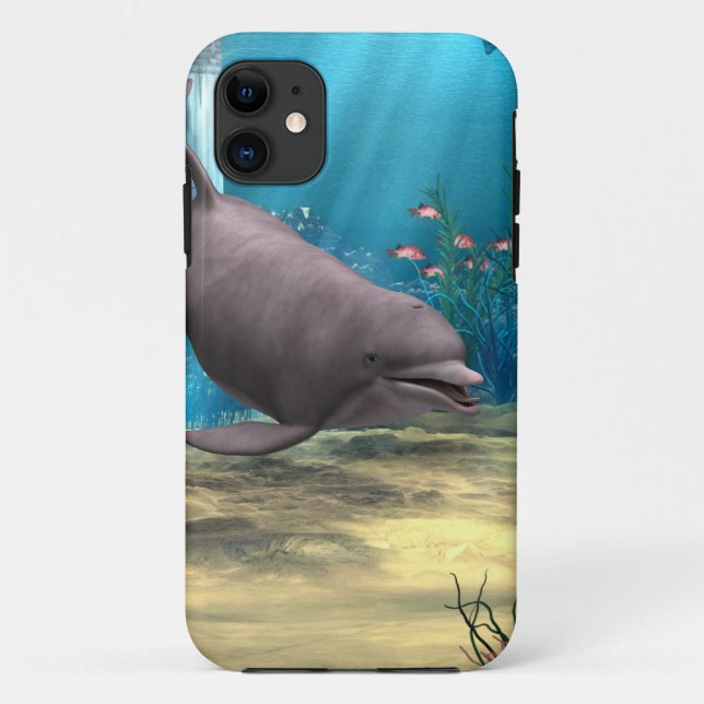 Dolphin Case-Mate iPhone Hülle (Rückseite)
