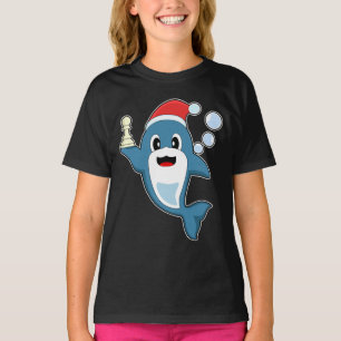 Dolphin Christmas Schach T-Shirt