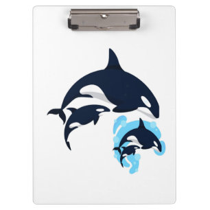 Dolphin Clipboard Klemmbrett