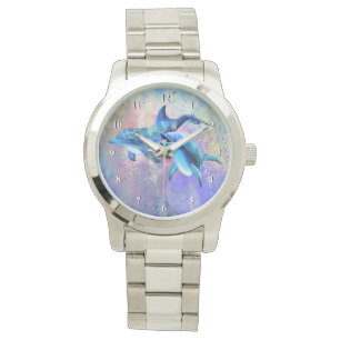 Dolphin Couple Watch Armbanduhr