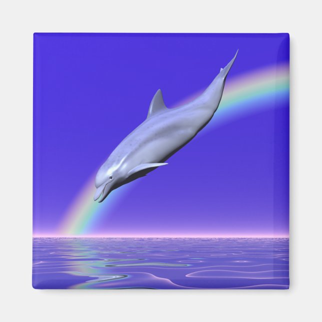 Dolphin Diving with Rainbow Magnet (Vorne)