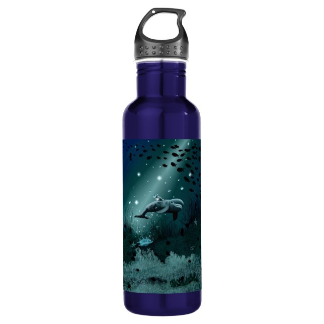 Dolphin Dream Edelstahlflasche (Vorderseite)