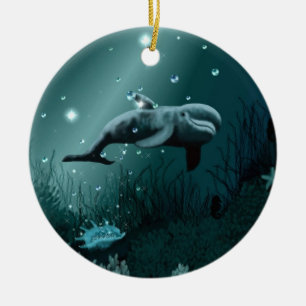 Dolphin Dream Keramikornament