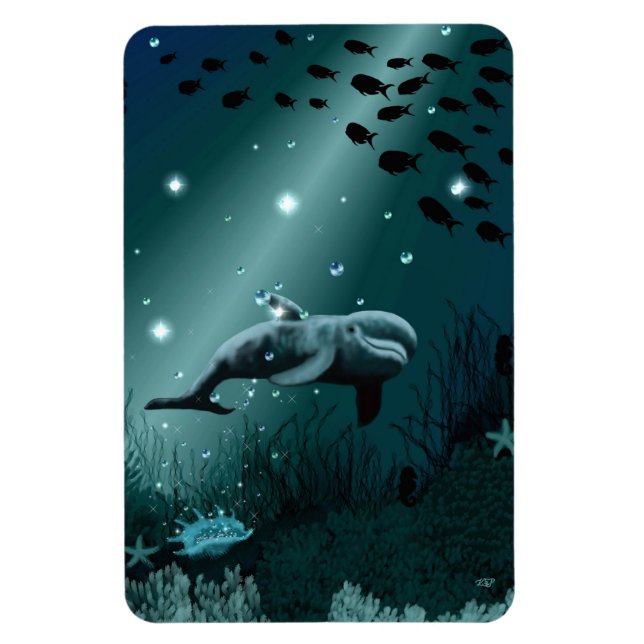 Dolphin Dream Magnet (Vertikal)