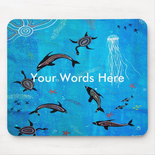 Dolphin Dreaming Mousepad (Vorne)