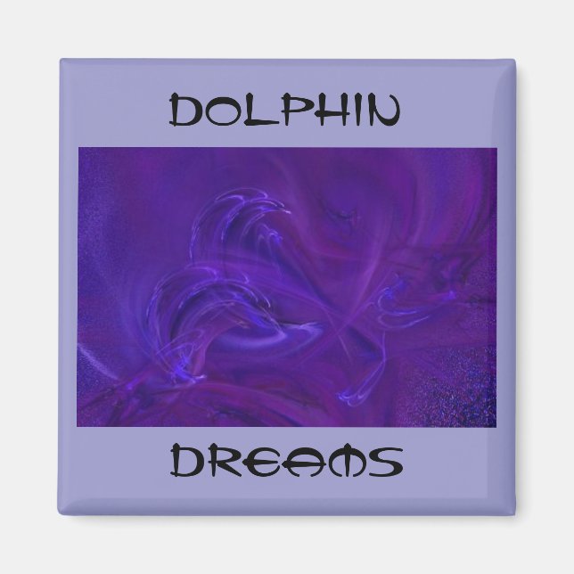 Dolphin Dreams Magnet (Vorne)