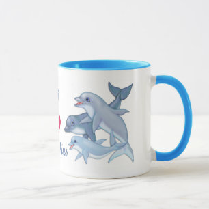 Dolphin-Familie Tasse