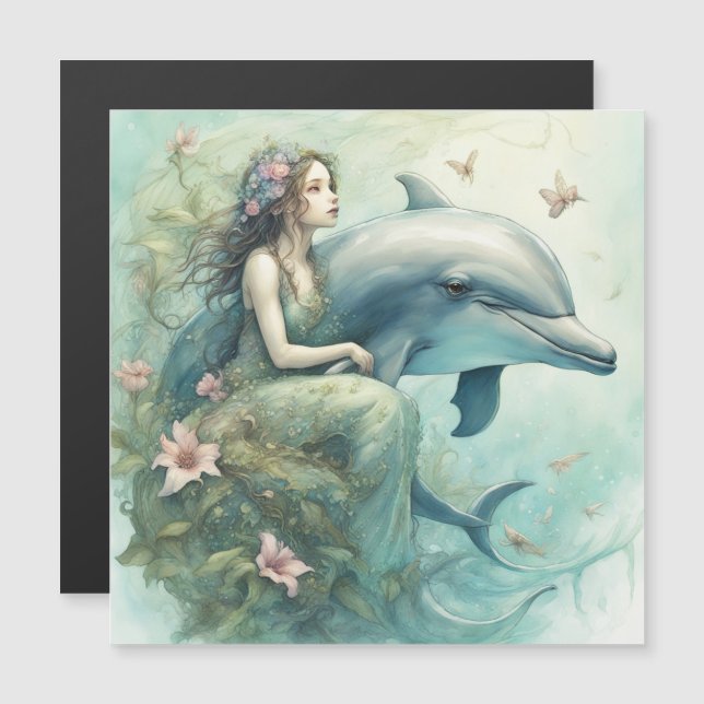 Dolphin Fantasy 2 Magnetkarte (Vorne/Hinten)
