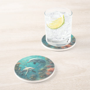 Dolphin Fantasy 7 Getränkeuntersetzer