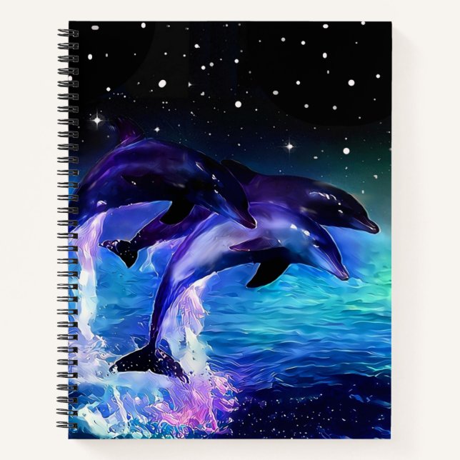Dolphin Fantasy Notizbuch (Vorderseite)