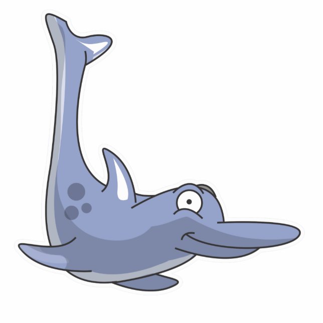 Dolphin Freistehende Fotoskulptur (Vorne)