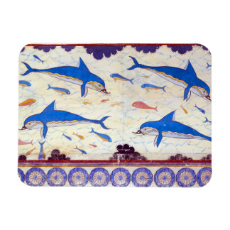 Dolphin Fresco vom minoischen Palast von Knossos Magnet