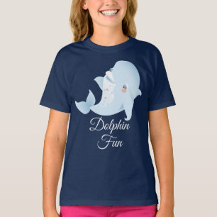 Dolphin Fun Girls' HanesTAGLESS® T - Shirt