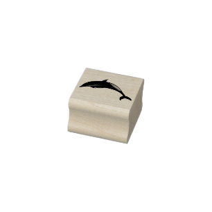 Dolphin Gummistempel
