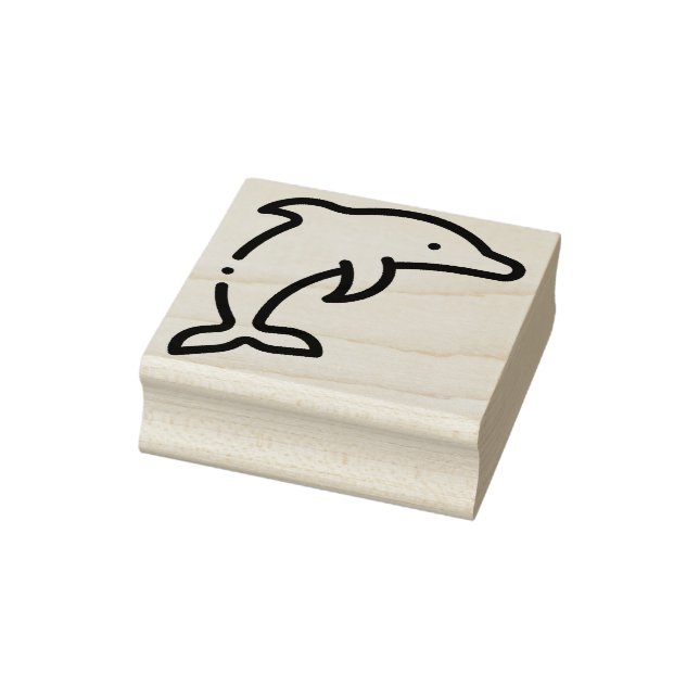 Dolphin Gummistempel (Stempel)