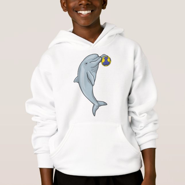 Dolphin Handball Handball Handball Hoodie (Vorderseite)