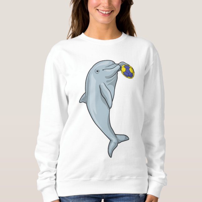 Dolphin Handball Handball Handball Sweatshirt (Vorderseite)