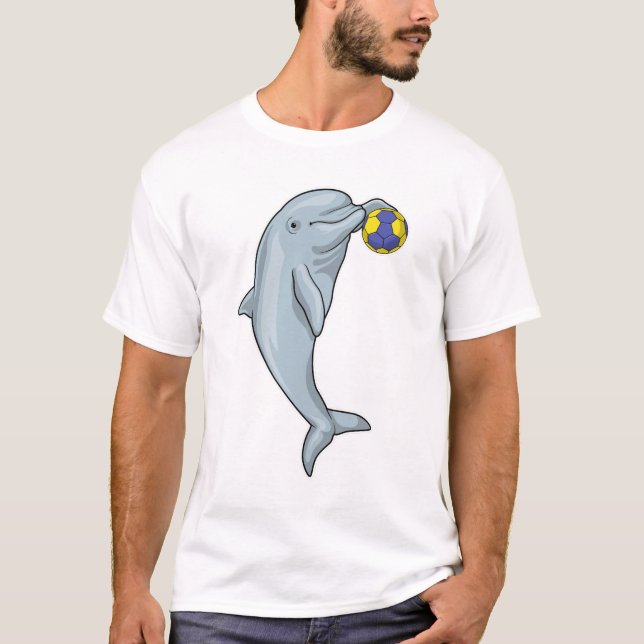 Dolphin Handball Handball Handball T-Shirt (Vorderseite)