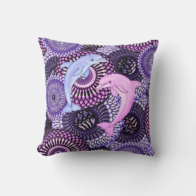 Dolphin Harmony Kissen (Vorderseite)