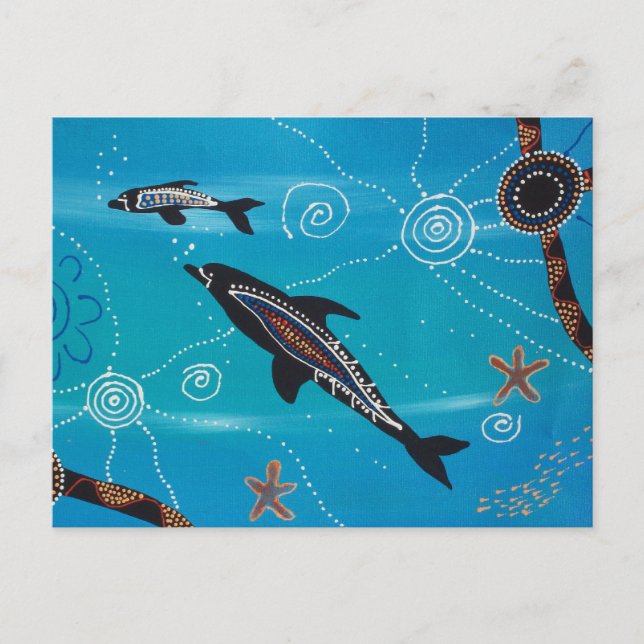 Dolphin I Postkarte (Vorderseite)