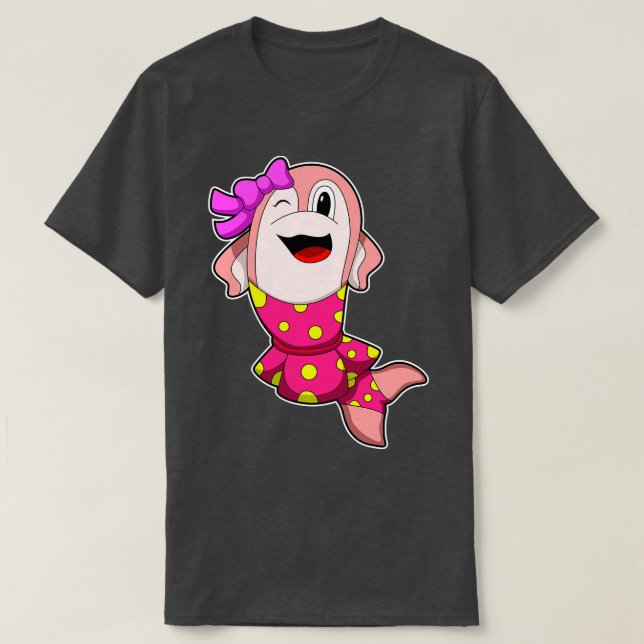 Dolphin im Ballett mit Rockbude T-Shirt (Design vorne)