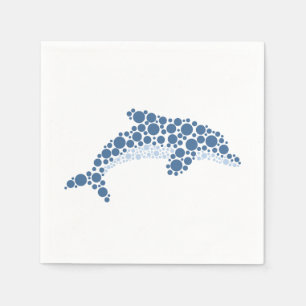 Dolphin in Dosen Serviette
