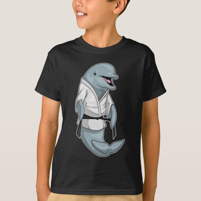 Dolphin Karate Martial arts T-Shirt (Vorderseite)
