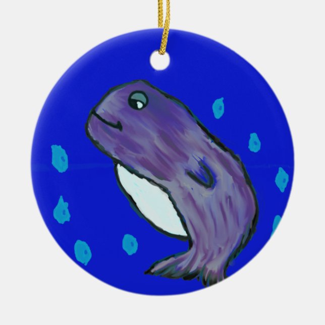 Dolphin Keramik Ornament (Vorne)