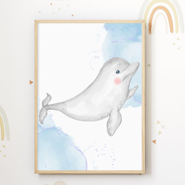Dolphin Kinderzimmer Poster Sea Animal Kids (Von Creator hochgeladen)