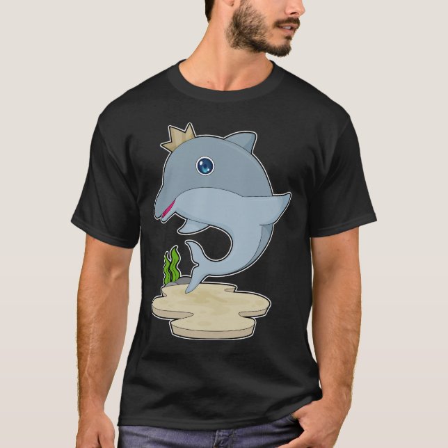 Dolphin King Crown T-Shirt (Vorderseite)