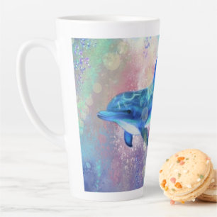 Dolphin Latte Tasse