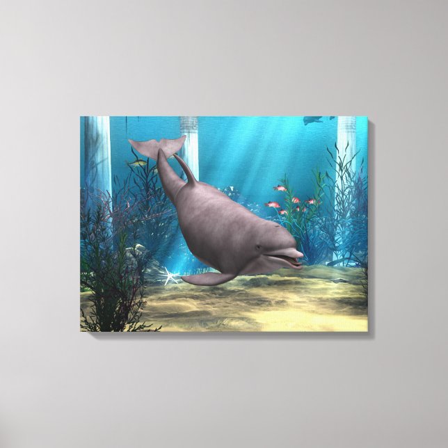 Dolphin Leinwanddruck (Vorderseite)