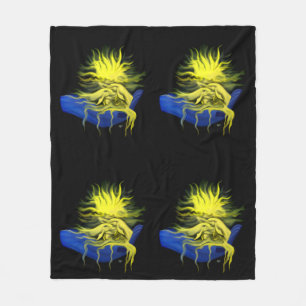 Dolphin-Liebe Fleecedecke