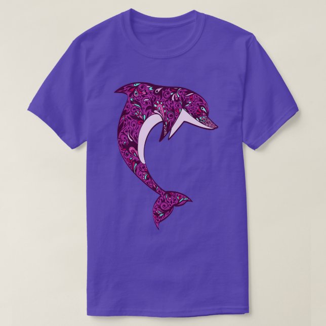 Dolphin Lila T-Shirt (Design vorne)